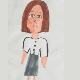 Jenny is drawn by Cara aged 8